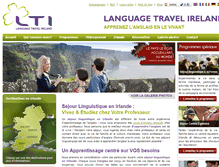 Tablet Screenshot of lti-irlande.fr